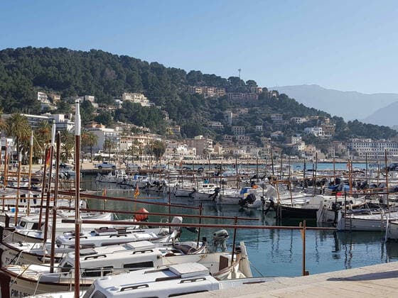 Theme photo travel, Corona, Majorca, 22 03 2021 Filled port of Soller, Theme photo travel, Corona, Majorca Copyright: xAugstx xEibner-Pressefotox EP_jat