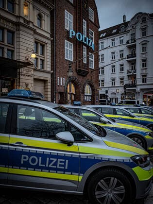 Hamburg St Pauli Reeperbahn Police Davidwache Hamburg St Pauli