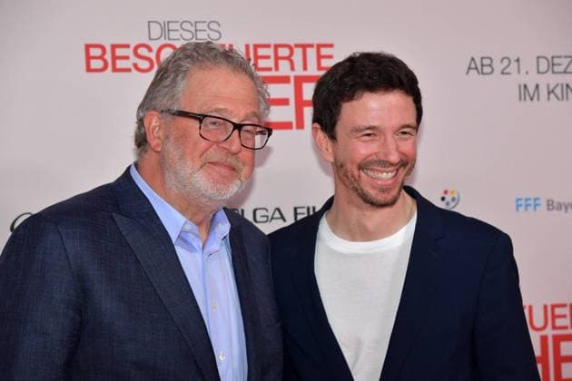 Martin Moszkowicz und Oliver Berben Weltpremiere von DIESES BESCHEUERTE HERZ im Mathaeser Filmpalast in Muenchen. *** Martin Moszkowicz and Oliver Berben world premiere of DIESES BESCHEUERTE HERZ at the Mathaeser Filmpalast in Munich Copyright: xEventpressxHannesxMagerstaedtx