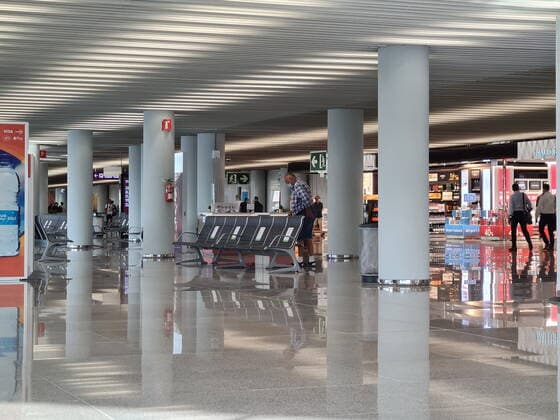 Theme photo travel, Corona, Majorca, 23 03 2021 The still deserted airport of Palma de Majorca, Theme photo travel, Corona, Majorca Copyright: xAugstx xEibner-Pressefotox EP_jat