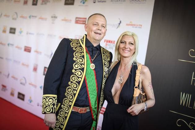 Prinz Alexander von Anhalt und Justine Preisverleihung und TV-Gala der Goldene Sonne 2018 von sonnenklar.TV im Wunderland Kalkar am Niederrhein *** Prince Alexander von Anhalt and Justine award ceremony and TV gala of the Golden Sun 2018 by sonnenklar TV in Wunderland Kalkar on the Lower Rhine Copyright: xEventpressxFuhrx