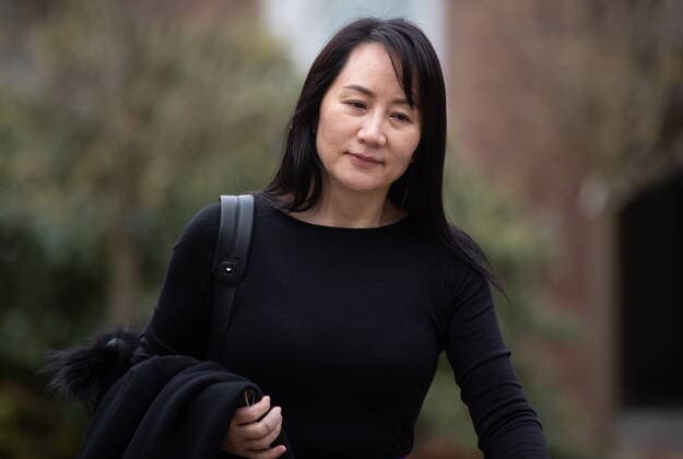 March 23, 2021, Vancouver, BC, Canada: Meng Wanzhou, chief financial officer of Huawei, leaves her home to attend a hearing at B.C. Supreme Court in Vancouver on Tuesday, March 23, 2021. Vancouver Canada  - ZUMAc35_ 20210323_zaf_c35_018 Copyright: xDarrylxDyckx