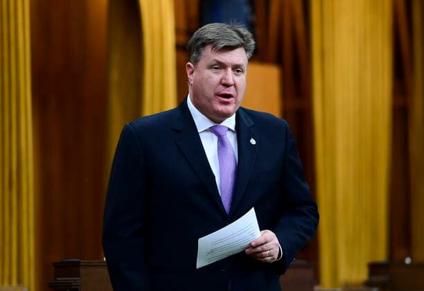 March 23, 2021, Ottawa, on, Canada: Conservative member of Parliament Pat Kelly rises during question period in the House of Commons on Parliament Hill in Ottawa on Tuesday, March 23, 2021. Ottawa Canada  - ZUMAc35_ 20210323_zaf_c35_048 Copyright: xSeanxKilpatrickx