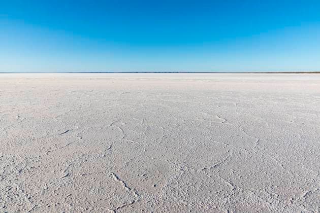 Australia, South Australia, Salt lake in Lake Hart Area FOF12103