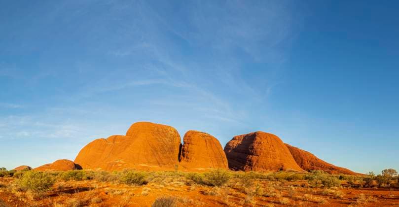 Australia, Northern Territory, Uluru Kata Tjuta National Park in Central Australian Desert property released FOF12121