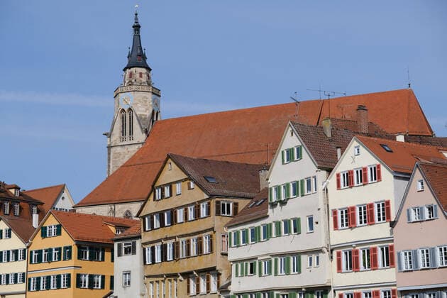 Tuebingen topics model project opening with security, Tuebingen, 25 03 2021 summer Neckar front Tuebingen, 25 03 2021 Copyright: xEibner-Pressefoto ThomasxDingesx EP_TDS