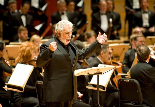 March 28, 2021, Costa Mesa, California, USA: Placido Domingo performs in an LA Opera Off Grand production of THAIS at the Segerstrom Center for the Arts. Costa Mesa USA - ZUMAk145 20210328_zap_k145_027 Copyright: xNicholasxKoonx