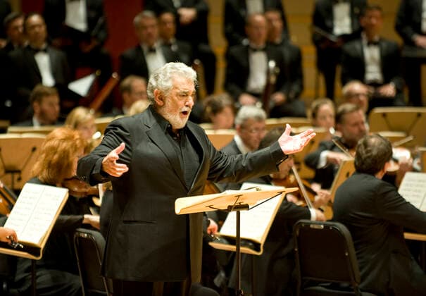 March 28, 2021, Costa Mesa, California, USA: Placido Domingo performs in an LA Opera Off Grand production of THAIS at the Segerstrom Center for the Arts. Costa Mesa USA - ZUMAk145 20210328_zap_k145_032 Copyright: xNicholasxKoonx