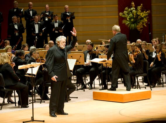 March 28, 2021, Costa Mesa, California, USA: Placido Domingo performs in an LA Opera Off Grand production of THAIS at the Segerstrom Center for the Arts. Costa Mesa USA - ZUMAk145 20210328_zap_k145_039 Copyright: xNicholasxKoonx