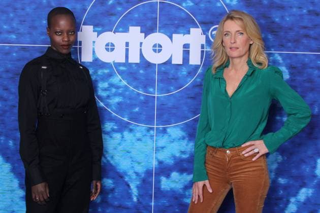 Maria Furtwaengler, Florence Kasumba, Praesentation des neuen NDR Tatort Teams, Hotel Grand Elysee Hamburg, 03.12.2018, *** Maria Furtwaengler, Florence Kasumba, presentation of the new NDR Tatort team, Hotel Grand Elysee Hamburg, 03 12 2018, Copyright: xEventpressxMPx