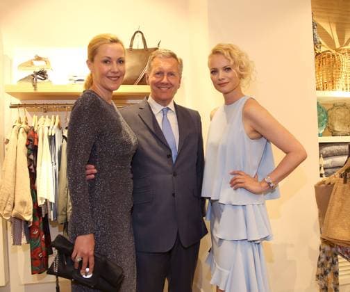 Bettina Wulff, Christian Wulff und Franziska Knuppe, Flagship-Store Opening YARGICI im Levanthehaus Hamburg *** Bettina Wulff, Christian Wulff and Franziska Knuppe, Flagship Store Opening YARGICI in the Levanthehaus Hamburg Copyright: xEventpressxxrhx