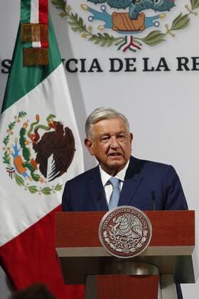 President of Mexico, Andres Manuel Lopez Obrador, addresses his message of the first 100 days of the third year of government at the National Palace in Mexico City, Mexico, 30 March 2021. EFE José Méndez First 100 days of the third year of Lopez Obrador government !ACHTUNG: NUR REDAKTIONELLE NUTZUNG!  Copyright: xJoséxMéndezx MEX8589 20210331-637527545060269294