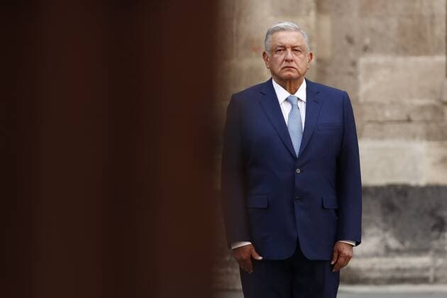 President of Mexico, Andres Manuel Lopez Obrador, addresses his message of the first 100 days of the third year of government at the National Palace in Mexico City, Mexico, 30 March 2021. EFE José Méndez First 100 days of the third year of Lopez Obrador government !ACHTUNG: NUR REDAKTIONELLE NUTZUNG!  Copyright: xJoséxMéndezx MEX8579 20210331-637527545075269513