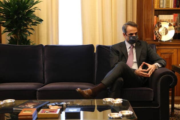 March 31, 2021, Athens, Greece: Prime Minister Kyriakos Mitsotakis Wednesday presented the key principles of the so-called National Recovery and Resilience Plan for the day after the coronavirus pandemic. Mitsotakis said the plan Ã¢â‚¬ dubbed Greece 2.0 Ã¢â‚¬ consists of 170 projects, investments and reforms. It will mobilize 57 billion euros and is expected to add up to seven percentage points to GDP on a six-year horizon, on top of the natural growth rate of GreeceÃ¢â‚¬â ¢s economy, and create 200,000 jobs. Athens Greece - ZUMAv62_ 20210331_zaf_v62_018 Copyright: xAristidisxVafeiadakisx