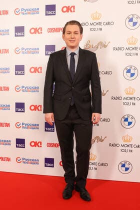 MOSCOW, RUSSIA â€“ APRIL 2, 2021: Novaya Opera s tenor Bogdan Volkov poses for a photograph before the 4th BraVo music awards ceremony at the Bolshoi Theatre. BraVo is an international professional music award presented to artists for their contribution to classical art and popular music. Vyacheslav Prokofyev TASS  TS0FB548