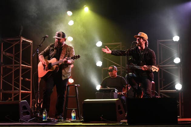 DELRAY BEACH - APRIL 03: The Swon Brothers performs at the Old School Square Pavilion on April 3, 2021 in Delray Beach, Florida. Copyright: xmpi04 MediaPunchx