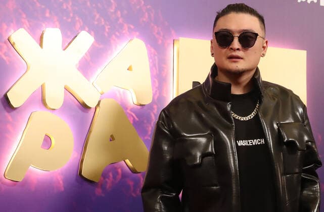 MOSCOW REGION, RUSSIA - APRIL 4, 2021: Singer Anatoly Tsoi before the 2021 Zhara Music Awards ceremony at the Crocus City Hall. Vyacheslav Prokofyev TASS  TS0FB959