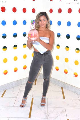 Amber M. at the pre dinner of virtual concert of JNA at Sugar Factory Los Angeles, 05 04 2021 Foto:xD.xStarbuckx xFuturexImage