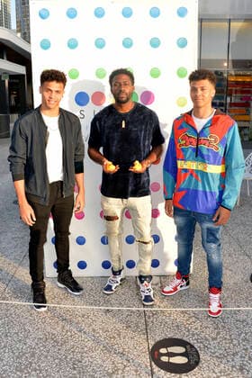 Derrick Henry at the pre dinner of virtual concert of JNA at Sugar Factory Los Angeles, 05 04 2021 Foto:xD.xStarbuckx xFuturexImage