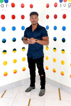Cameron Armstrong at the Pre Dinner of virtual concert of JNA at Sugar Factory Los Angeles, 05 04 2021 Foto:xD.xStarbuckx xFuturexImage