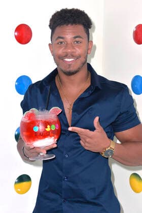 Cameron Armstrong at the Pre Dinner of virtual concert of JNA at Sugar Factory Los Angeles, 05 04 2021 Foto:xD.xStarbuckx xFuturexImage
