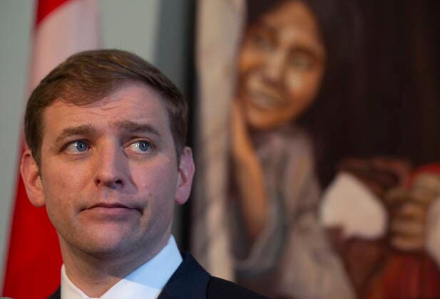 News Bilder des Tages April 8, 2021, St. John s, NL, Canada: Newfoundland and Labrador Premier Andrew Furey speaks to media following the government s swearing in ceremony, at Government House in St. John s, Thursday, April 8, 2021. St. John s Canada  - ZUMAc35_ 20210408_zaf_c35_044 Copyright: xPaulxDalyx