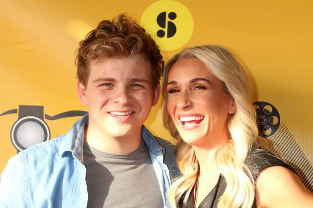 April 10, 2021, Tustin, CA, USA: LOS ANGELES - APR 10: Jonathan Lipinicki and Nic di Pierro at the Award This! 2021 LIVE Drive-In Awards at the Mess Hall on April 10, 2021 in Tustin, CA Tustin USA - ZUMAb170 20210410_zap_b170_009 Copyright: xKayxBlakex