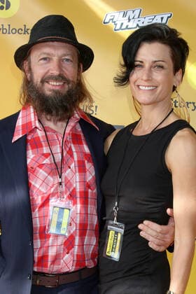 April 10, 2021, Tustin, CA, USA: LOS ANGELES - APR 10: Massimo Bardetti and Katherin Hervey at the Award This! 2021 LIVE Drive-In Awards at the Mess Hall on April 10, 2021 in Tustin, CA Tustin USA - ZUMAb170 20210410_zap_b170_027 Copyright: xKayxBlakex