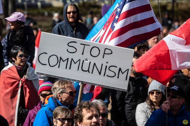 April 12, 2021, EDMONTON, ab, Canada: Anti-lockdown and anti-mask protesters take part in a rally outside the Alberta Legislature in Edmonton on Monday, April 12, 2021. EDMONTON Canada  - ZUMAc35_ 20210412_zaf_c35_037 Copyright: xJasonxFransonx