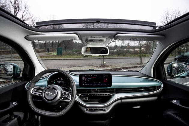 Fiat 500e, interior STOCKHOLM SVERIGE x10050x *** Fiat 500e, interior STOCKHOLM SWEDEN x10050x,  Copyright: xPontusxLundahl TTx FIAT 500E