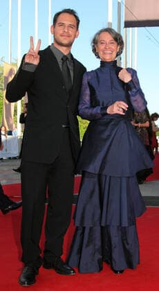 Deutscher Filmpreis 04.05.2007 Schauspielerin Monica Bleibtreu + Sohn Moritz Johann Bleibtreu bei der Verleihung - Deutscher Filmpreis - im Palais am Funkturm, Hammarskjoeldplatz in Berlin - 03.05.2007 - *** German Film Award 04 05 2007 Actress Monica Bleibtreu son Moritz Johann Bleibtreu at the German Film Award ceremony at the Palais am Funkturm, Hammarskjoeldplatz in Berlin 03 05 2007
