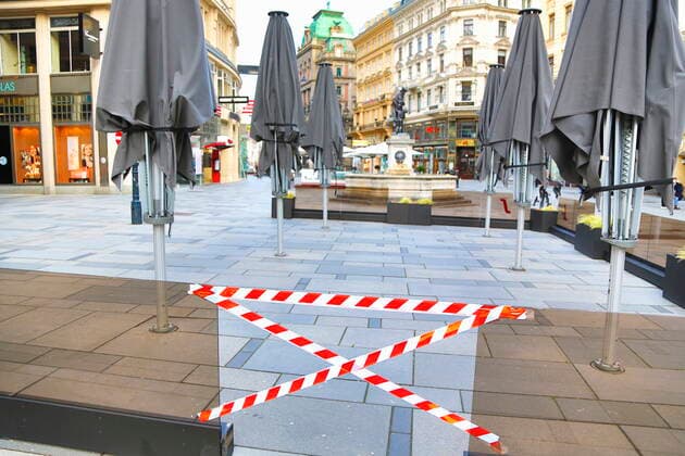 Vienna Corona crisis 4 hard lockdown Extended Easter rest Vienna, 15 4 2021 Corona pandemic, Corona, Corona virus, CoV 2, Covid 19, Sars, virus, virus in AVN101002480007