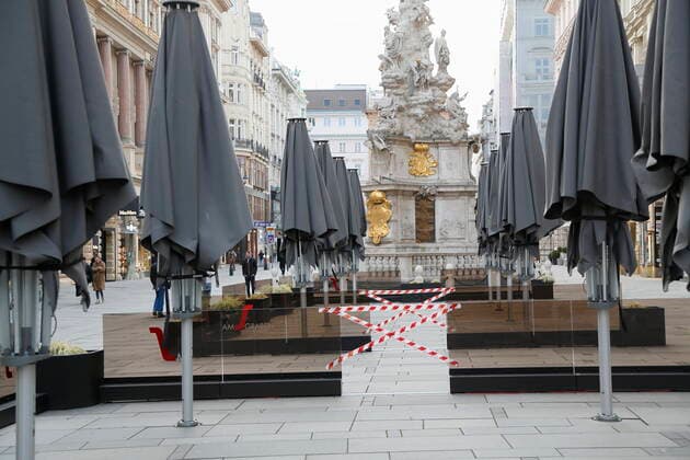 Vienna Corona crisis 4 hard lockdown Extended Easter rest Vienna, 15 4 2021 Corona pandemic, Corona, Corona virus, CoV 2, Covid 19, Sars, virus, virus in AVN101002480080