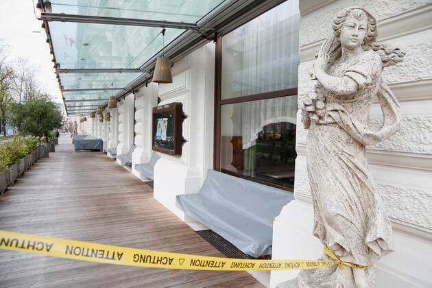 Corona crisis Vienna 4 hard lockdown Extended Easter rest Vienna, Innere Stadt, 16 4 2021 Corona pandemic, Corona, Corona virus, CoV 2, Covid 19, Sars, vir AVN101002481034