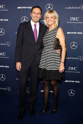 Christa Kinshofer mit Ehemann Erich - 10th Laureus Media Award in Berlin, Germany on 12.11.2014 Copyright: xJamesxColdreyx