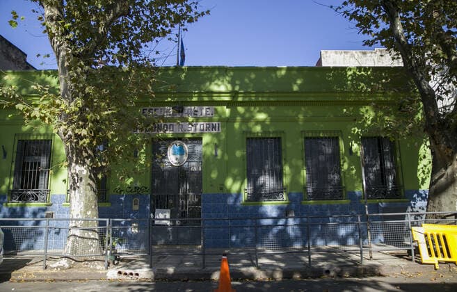 March 19, 2021, Buenos Aires, Buenos Aires, Argentina: The Argentine Government closes schools to combat covid-19 in Buenos Aires.President Alberto FernoÂ¡ndez declares a night curfew. Police forces will control compliance with the measures and the Army will provide health care.From 8:00 p.m. to 6:00 a.m. it will not be possible to circulate on the streets of Buenos Aires and its metropolitan area. Schools in Argentina s most densely populated region will be closed for two weeks starting Monday. Nor may recreational, educational or religious activities be carried out in closed spaces. These are some of the main measures announced this Wednesday by the Argentine president, Alberto FernoÂ¡ndez, to stop the rapid escalation of positive cases - ZUMAc230 20210319_znp_c230_007 Copyright: xVirginiaxChailex