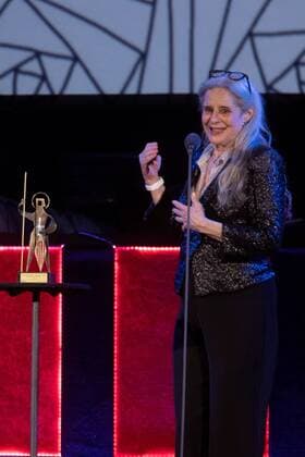 Sant Jordi Award Verleihung in Barcelona Spanish actress Vicky Pena receives the Sant Jordi Award for her career during the 65th edition of Sant Jordi Awards of Cinema, in Barcelona, Catalonia, Spain, 19 April 2021. 65th edition of Sant Jordi Awards of Cinema !ACHTUNG: NUR REDAKTIONELLE NUTZUNG!  Copyright: xMartaxPérezx GRAF8002 20210419-637544683919569896