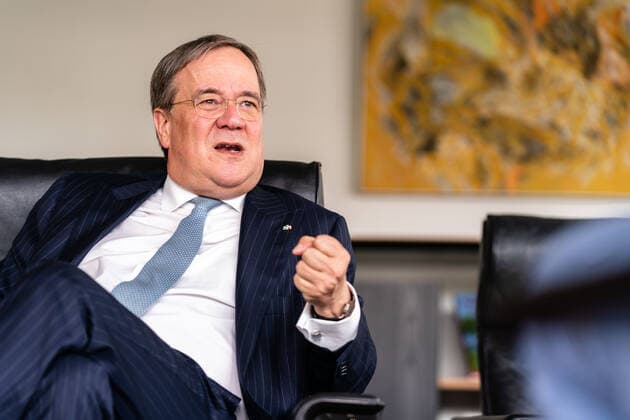 Berlin, 02 07 2020 Armin Laschet, CDU, Minister President of North Rhine-Westphalia, in interview BERLIN Germany