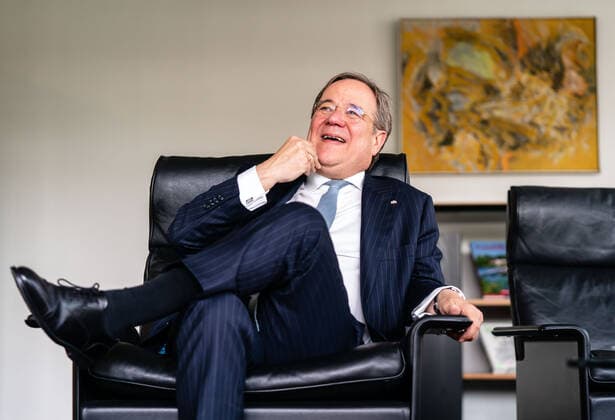Berlin, 02 07 2020 Armin Laschet, CDU, Minister President of North Rhine-Westphalia, in interview BERLIN Germany