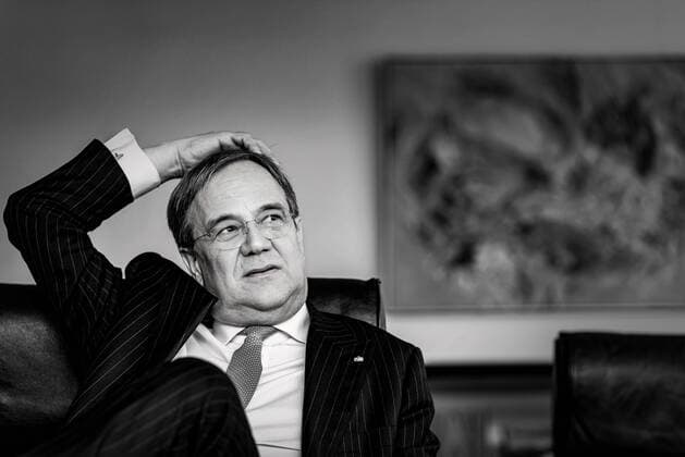 Armin Laschet, CDU, Minister President of North Rhine-Westphalia, in an interview BERLIN Germany