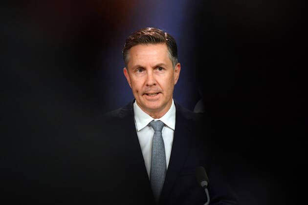 MARK BUTLER VACCINE ROLLOUT PRESSER, Shadow Minister for Health and Ageing Mark Butler speaks to the media during a press conference in Sydney, Wednesday, April 21, 2021. ( NO ARCHIVING, EDITORIAL USE ONLY, NO USE IN BOOKS WITHOUT CONSENT SYDNEY NSW AUSTRALIA  Copyright: xMICKxTSIKASx 20210421001536389069