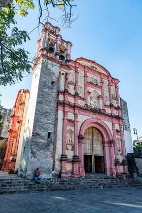 Cathedral of Cuernavaca, UNESCO World Heritage Site, Earliest 16th century Monasteries on the slopes of Popocatepetl, Mexico, North America Copyright: MichaelxRunkel 1184-5332