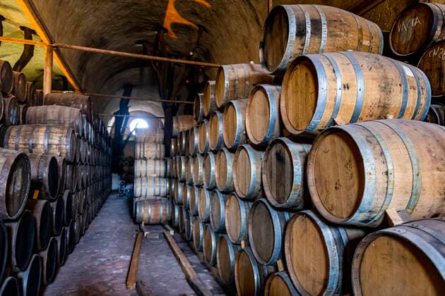 Old storage facility for Tequila barrels, Tequila Factory La Cofradia, UNESCO World Heritage Site, Tequila, Jalisco, Mexico, North America Copyright: MichaelxRunkel 1184-5538 Editorial Use Only