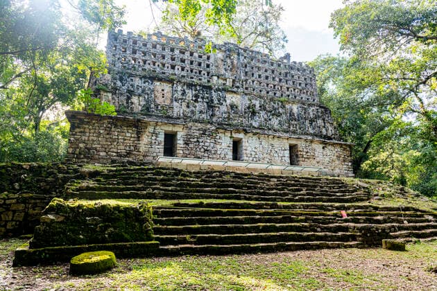 Archaeological Maya site of Yaxchilan in the jungle of Chiapas, Mexico, North America Copyright: MichaelxRunkel 1184-5577
