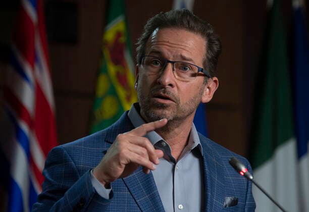 April 22, 2021, Ottawa, on, Canada: Bloc leader Yves-Francois Blanchet speaks during a news conference on Parliament hill in Ottawa, Thursday April 22, 2021. Ottawa Canada  - ZUMAc35_ 20210422_zaf_c35_020 Copyright: xAdrianxWyldx