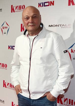 MOSCOW, RUSSIA - APRIL 23, 2021: Film director Sergei Ginzburg attends an Avans award ceremony at the 43rd Moscow International Film Festival. Avans is an award presented annually by Kinoreporter magazine to young film actors. Valery Sharifulin TASS  TS0FDE05