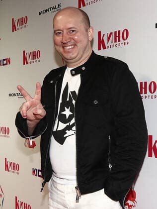 MOSCOW, RUSSIA - APRIL 23, 2021: Actor Sergei Burunov poses for a photograph as he arrives for an Avans award ceremony at the 43rd Moscow International Film Festival. Avans is an award presented annually by Kinoreporter magazine to young film actors. Valery Sharifulin TASS  TS0FDE18