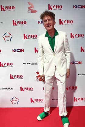 MOSCOW, RUSSIA - APRIL 23, 2021: Glavkino co-founder and producer Ilya Bachurin poses for a photograph as he arrives for an Avans award ceremony at the 43rd Moscow International Film Festival. Avans is an award presented annually by Kinoreporter magazine to young film actors. Valery Sharifulin TASS  TS0FDE21