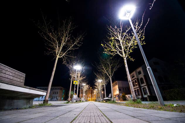 Coronavirus curfew in Bünde The streets in the city center of Bünde are deserted with the beginning of the federal state of emergency Photo Kirchner Media Wedel Bünde North Rhine Westphalia Germany Copyright: xKirchner-Media Wedelx
