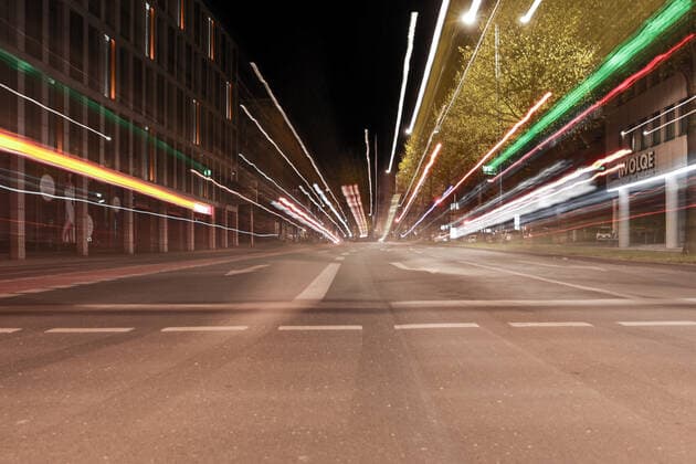 24 04 2021, Politics, News, Curfew, Dortmund, Federal Emergency Brake, Population Protection Act, Infection Protection Act, Emergency Brake, Lockdown, Corona The Hohe Straße in Dortmund during the curfew Dormtund NRW Germany xRHR PHOTO DEx RHR-FOTO DE